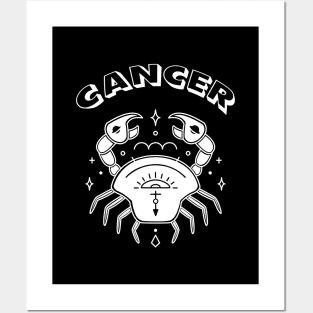 Cancer Zodiac Sign Posters and Art